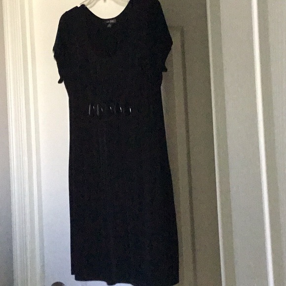 Little Black Plus Size Dress - Picture 2 of 5